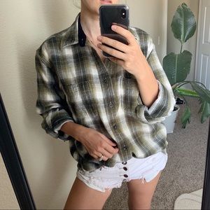 St Johns Bay plaid button down